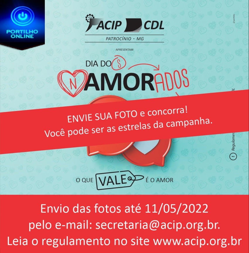 👉👍👏🤗💞💖💝💘As ACIP/CDL estão recebendo as fotos dos interessados estrelar as peças publicitárias do DIA DOS NAMORADOS da CAMPANHA DE VALORIZAÇÃO DO COMÉRCIO LOCAL.