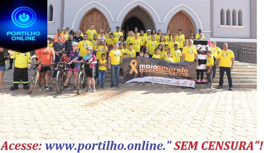 👉Notíciassss da prefeitura….👍✍👏🤗Governo Municipal promoveu passeata da Campanha Maio Amarelo