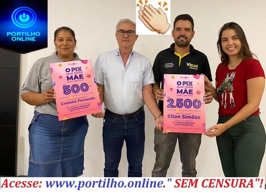 👉👏👍🎀🎁🎈💌❤💙👏👏👏👏ACIP/CDL realizam entrega da premiação da campanha do Dia das Mães 2022