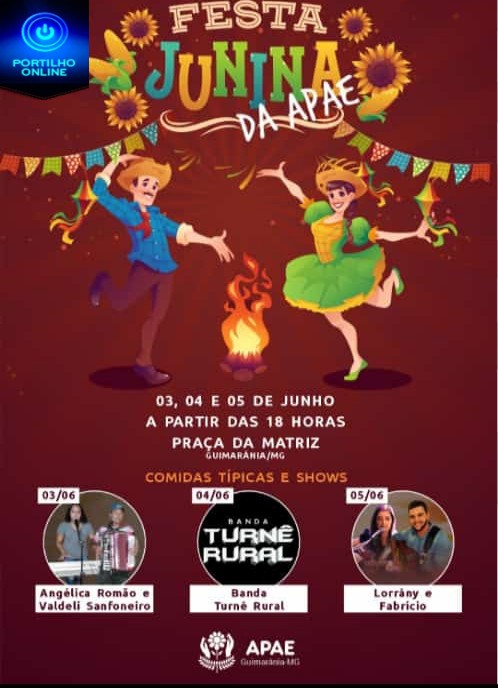 👉🎉🎊💥🎼🎧🎤🎹🥁Participe da festa junina em prol da APAE de Guimarânia…