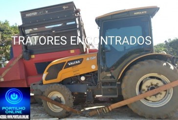 👉🔎🚓🚔🚨👍👊🙌🙏OS DOIS 🚜🚜TRATORES 🚜🚜QUE FORAM ROUBADOS  FORAM ENCONTRATOS POR POPULARES PRÓXIMO A BORRACHARIA NA BR-365.