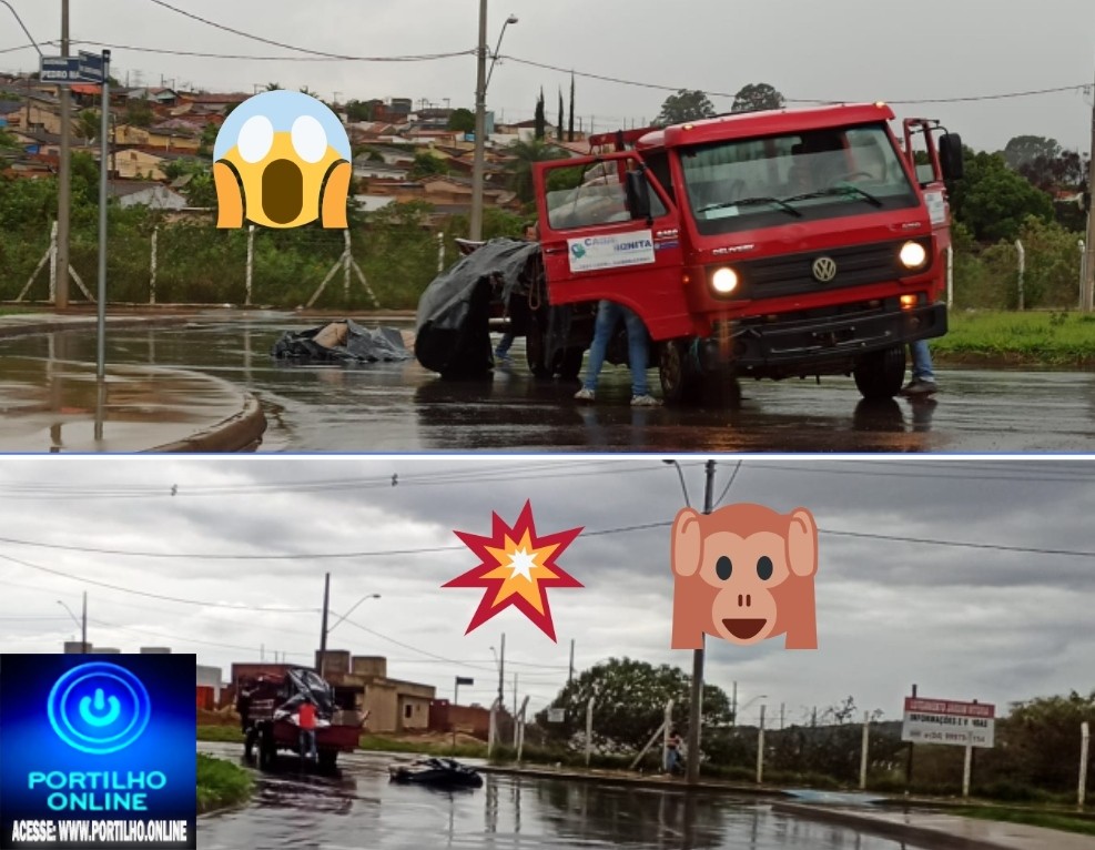 👉😱🧐🚔🚓🚨🚀🚚🚧🔎🤔PARTES DA CARGA DE CIMENTO CAI EM ROTATÓRIA!!! SE CAI EM CIMA DE VEÍCULOS E TRANSEUNTES???