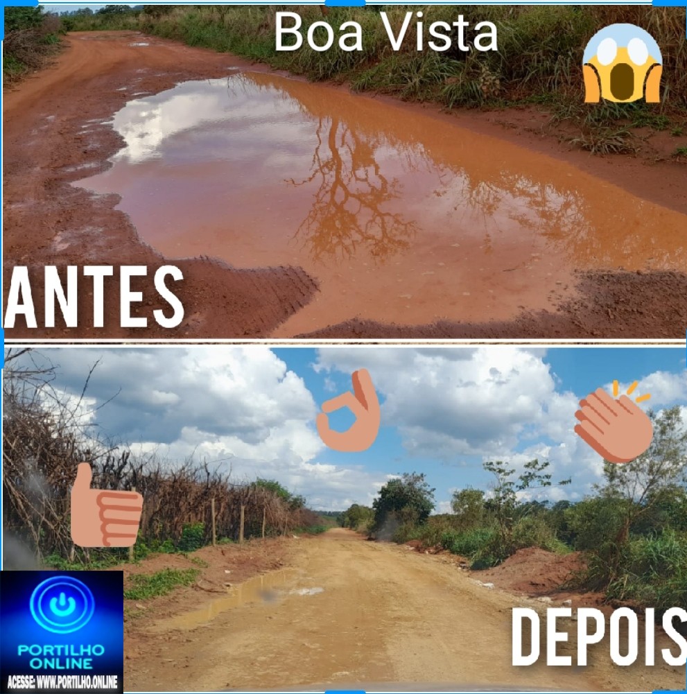 ESTRADAS DE BOA VISTA!!!  👉🚀✍📢🚜🚜🚜👊🙌🙌👏👍🤙Portilho arrumaram as estradas de Boa Vista, deu certinho.