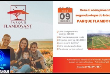 👉🤝✍👏👍🤙🏡🏚🏠🏡🏚Está chegando o grande dia do lançamento loteamento Parque flamboyant