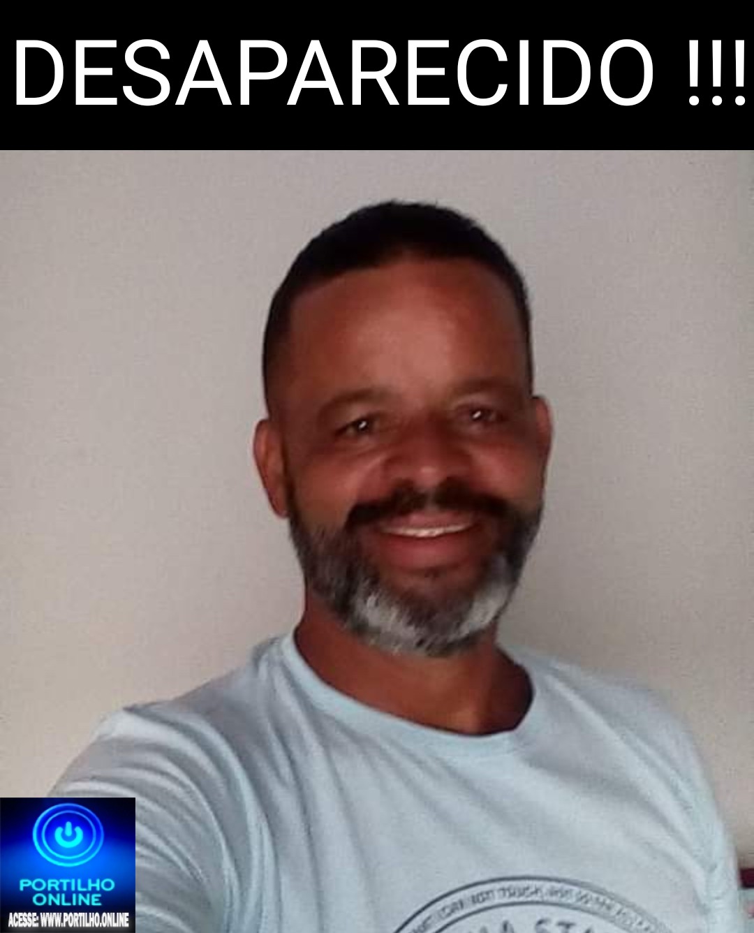 👉🕵🔎🚓📢🚔🚑🚒🧐⚰🕯🙏🙌DESAPARECIDO!!! Amós Moreira de Farias  48 anos Foi visto pela última vez em Salitre.