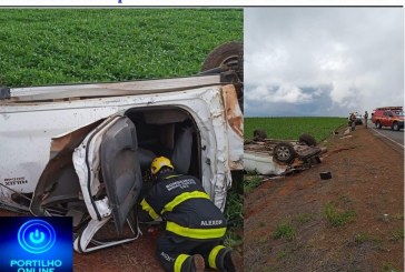 👉🚨🚓🚔🚒🚑😱😳Motorista fica gravemente ferido após capotar caminhonete na MG 410, em Presidente Olegário