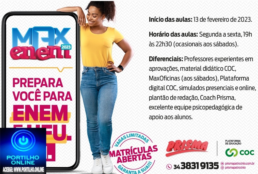 ⏰👉👏🙌👀✍🔛🔆MaxEnem Prisma prepara você para o Enem e a UFU.