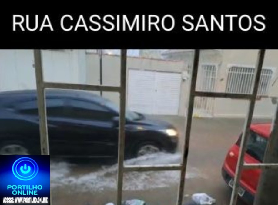 👉👎🚜🕵️‍♀️🔎😡😠🌦🌩⛈🌧🌨RUA CASSIMIRO SANTOS – CENTRO INUNDA TODAS AS VEZES QUE CHOVE.