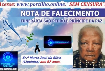 👉 LUTO!!! ⚰🕯😔😪⚰🕯😪👉😱😭😪⚰🕯😪 NOTA DE FALECIMENTO …Faleceu em Patrocínio-MG a Sr.ª Maria José da Silva (Liquinha) aos 87 anos. … A FUNERÁRIA SÃO PEDRO E VELÓRIO PRÍNCIPE DA PAZ INFORMA…de