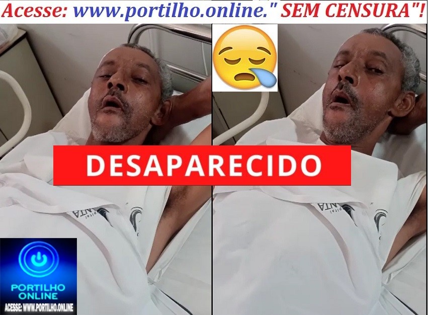 👉🚨🚓🚔🔍👀🚒🚑🚨🚔📢😥🧐😪DESAPARECIDO HÁ 7 MESES!!! ELE SOFREU UMA ACIDENTE GRAVE E NÃO CONHECE MAIS NINGUÉM!!!! Ele chama Paulo Sergio Texeira ( 45 anos)