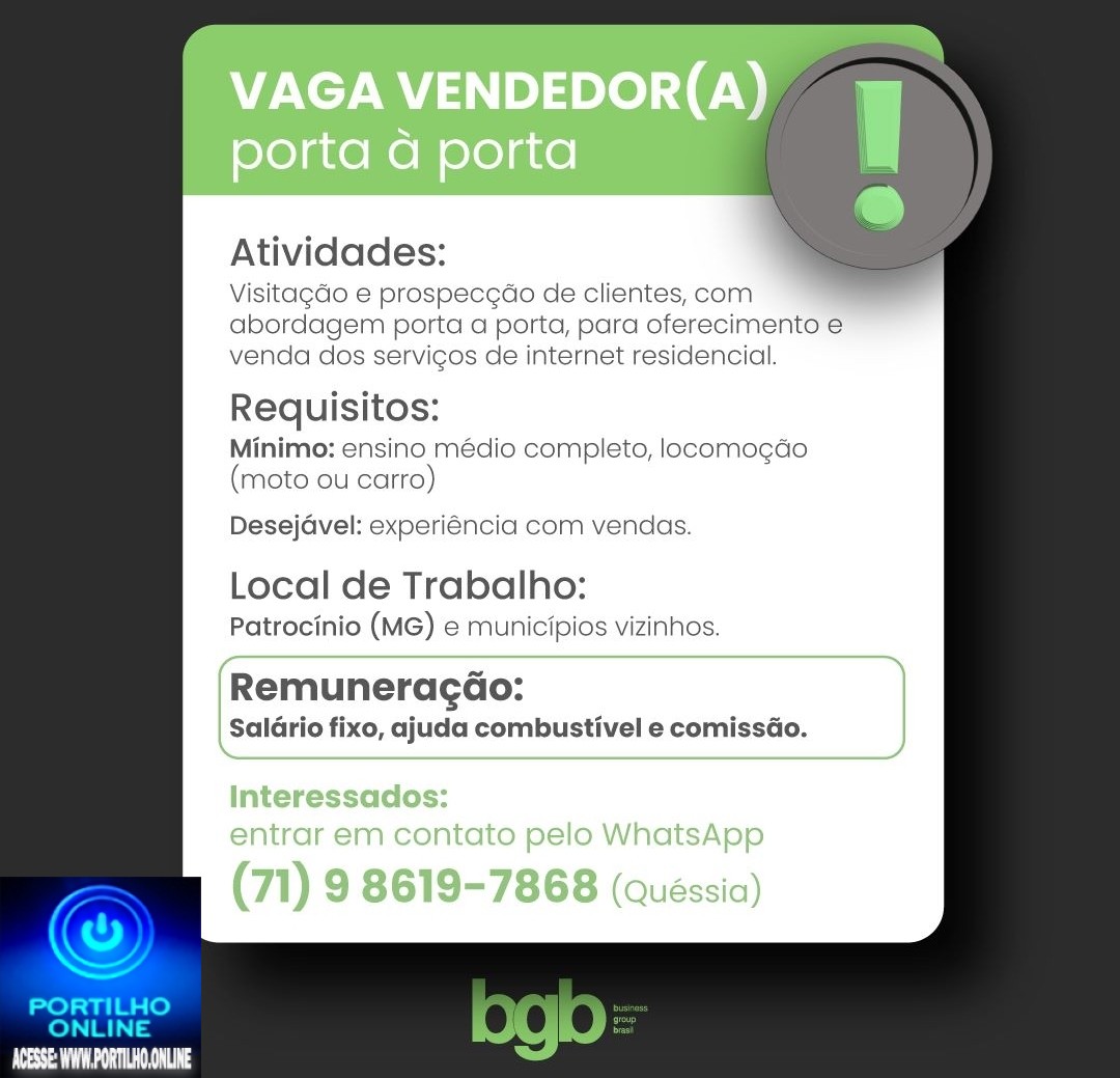 👉📢🔎👍👏💻📲OPORTUNIDADE DE EMPREGO!!! Conto whatsapp ( 71 ) 98619 7868 ( Quessio).