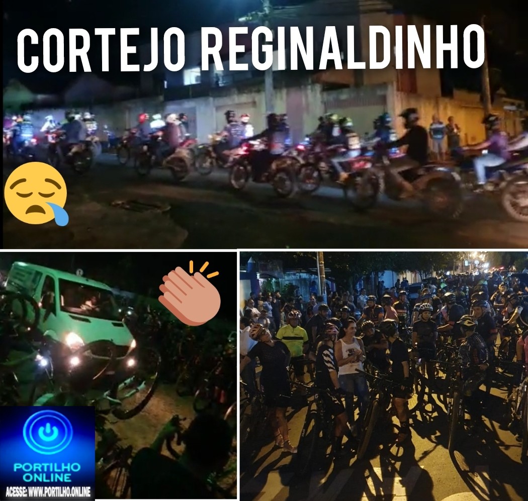 👉MUITOS👏👏👏📢 APLAUDOSSS😪😭🚨🚑🚲🏍🛵🚲🏍⚰🕯CORTEJO DO REGINALDINHO COMOVE A POPULAÇÃO!!!