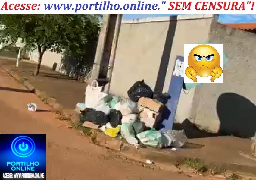 👉ESQUINA DO LIXÃO!!!🔎📢✍😠👊🤧😷🤢🤮 SÃO JOÃO DA SERRA NEGRA !!!! LIXOS SEM RECOLHER!!! Bom dia Portilho, venho por meio dessa mensagem fazer essa denúncia…