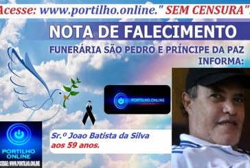 👉 LUTO!!! ⚰🕯😔😪⚰🕯😪👉😱😭😪⚰🕯😪 NOTA DE FALECIMENTO …Faleceu ontem em Patrocínio Sr.º Joao Batista da Silva aos 59 anos.… A FUNERÁRIA SÃO PEDRO E VELÓRIO PRÍNCIPE DA PAZ INFORMA…