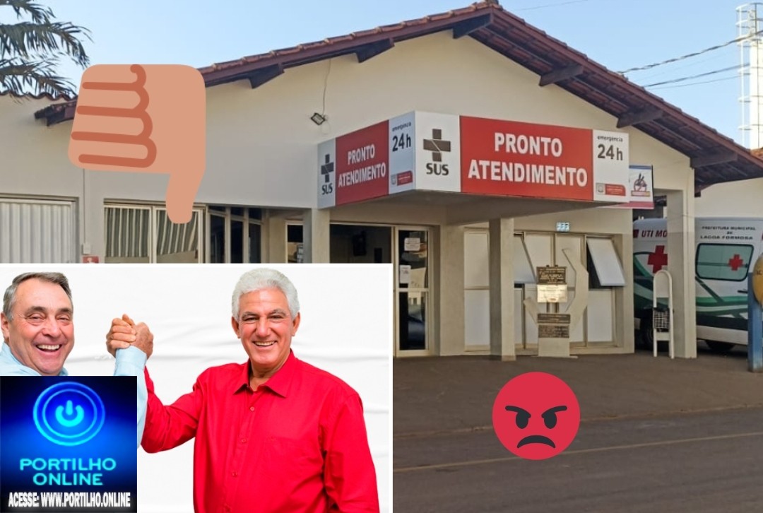 👉📌📢😠😡⚖🚑👎 🩺🩻🦼🩼😱🚑A SAÚDE DO PREFEITO ESTÁ NA UTI!!! Bom dia Portilho, até agora ninguém foi atendido…