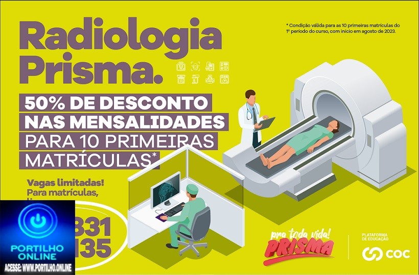 👉👍✍👏📌📢🙌👉👉👉 Curso Técnico de Radiologia Prisma tem 50% de desconto nas mensalidades e prepara o aluno para o mercado de trabalho.