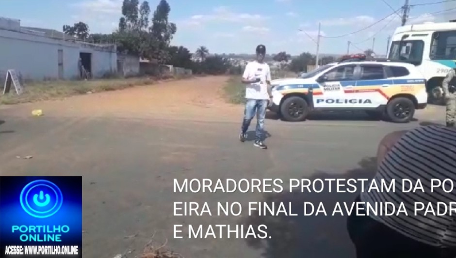 👉😠😡🤔🤬🤢🤮💩👎😷😷😷MANIFESTAÇÃO NA AVENIDA PADRE MATHIAS. MORADORES REVOLTADO COM A POEIRA