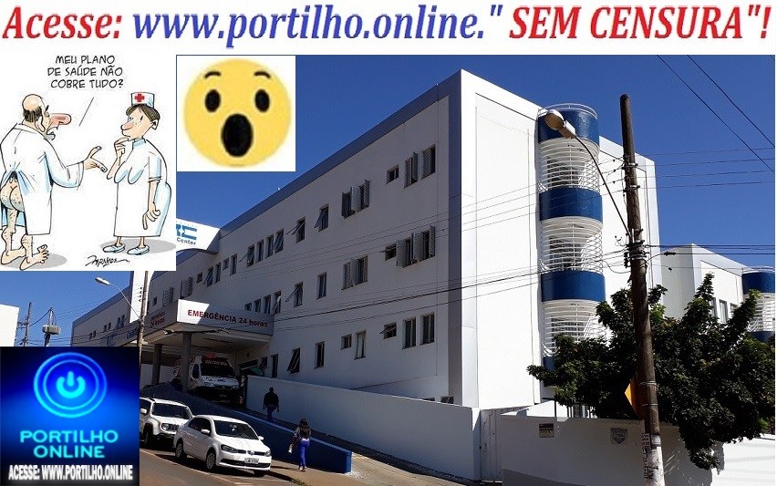 🩺🩻🦽🌡️💊🚑🩺🩻🩸💉🩼🚐 O site portilho.online saiu na frente informando que o Hospital MED-CENTER ia fechar atendimento aos pobres.