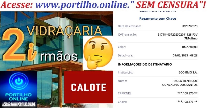 👉Você conheçe ‘ele’??? 📢🕵️‍♀️😱💥🚔🚨💰💸💸💸 Golpistas Enganam Clientes em Patrocínio: Esquadrilhas e Vidros Blindex Nunca Entregues