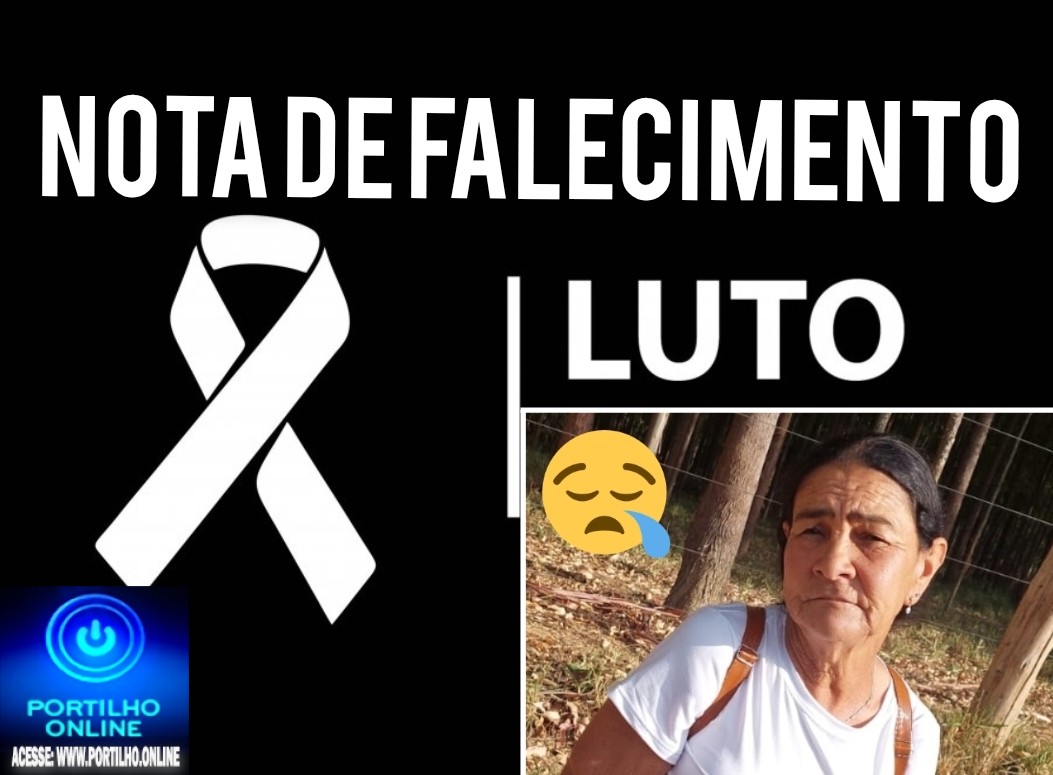LUTO!!!🕯😪👉😱😭😪⚰🕯😪 NOTA DE FALECIMENTO … Faleceu hoje em Patrocínio Luzia De Fatima Dos Reis com 60 anos… A FUNERÁRIA SÃO PEDRO E VELÓRIO PRÍNCIPE DA PAZ INFORMA…