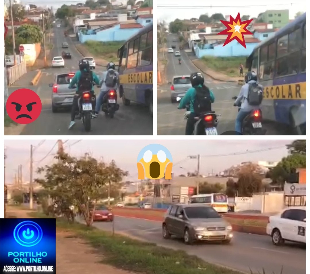 👉📢🚧🚨😱🤬😠😡👀✍🚥🛑Bom dia. ” Ôh Portilho, dá uma cobrada aí pra nós aqui no trânsito da Rua Cesário Alvim aqui no pontilhão”…