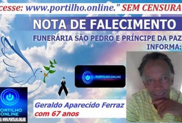 👉 LUTO!!! ⚰🕯😔😪⚰🕯😪👉😱😭😪⚰🕯😪 NOTA DE FALECIMENTO … Faleceu em Patrocínio-MG o Sr.º Geraldo Aparecido Ferraz com 67 anos… A FUNERÁRIA SÃO PEDRO E VELÓRIO PRÍNCIPE DA PAZ INFORMA…