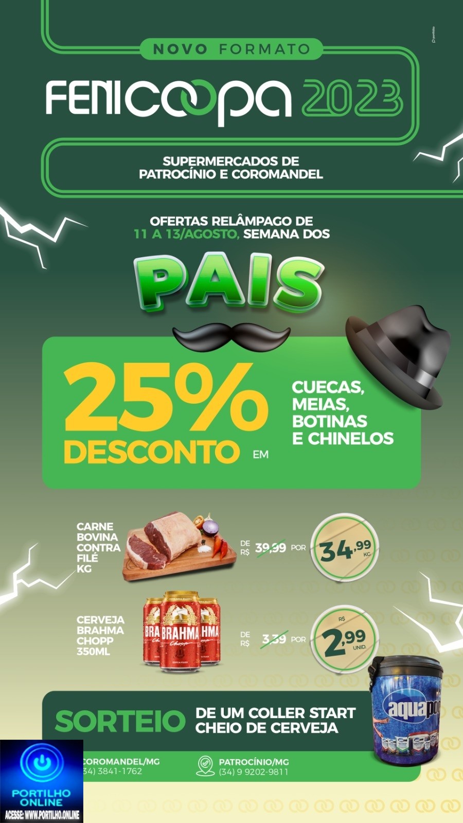 👉📢🙌🤙👍👏👏👏🎈🎊🎉🎀🎁Super promoção do Dia dos Pais dos supermercados COOPA?