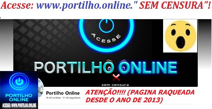 👉📢🚀🧐🤔✍Página Falsa no Facebook – Portilho Online
