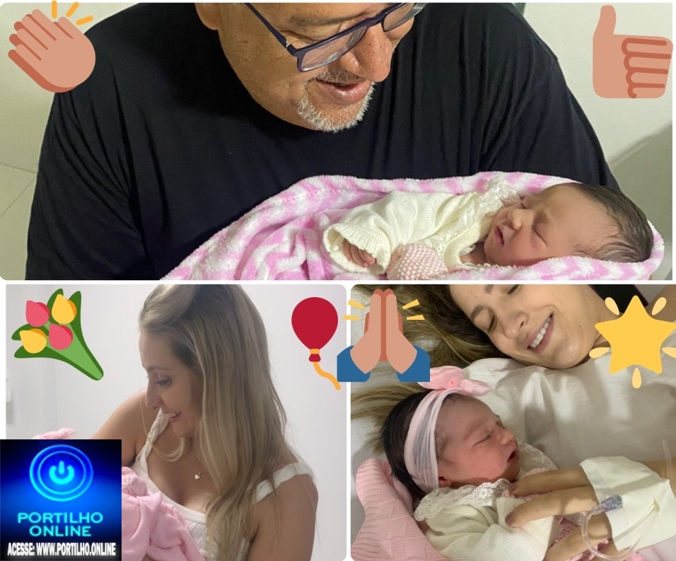 👉📢👏🙌👍⭐🍼🎈🎊🎉O Juninho e vó Gabriela avós estão radiantes de felicidades!!!A princesinha ‘ Luiza ‘ chegou!!!! Com 48 cm e 3.200 gramas .
