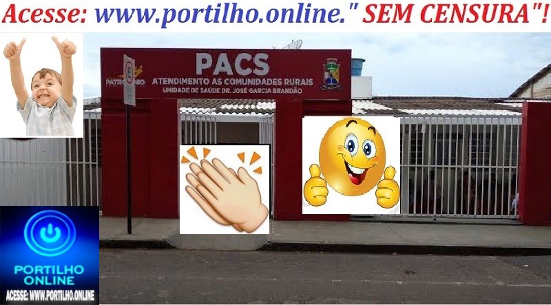 👉👍👏🙌🙏👊✍🚑✍👏👏👏👏Boa tarde Portilho, Sou conceição…Eu quero Parabenizar a equipe de enfermagem e recepção ali do Posto. De saúde – PACS