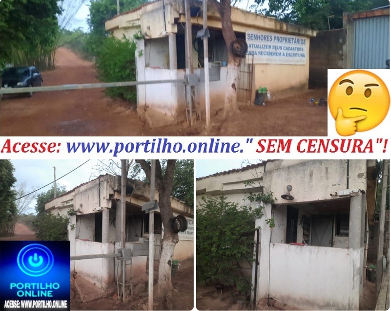 👉📢🕵🔍🚨🤔🙄🚧😮👿😱Portilho, olha aí a situação na Portaria das Chácaras Havaí e a residência dos porteiros. Será que os moradores das chácaras conhecem as condições de vida dos porteiros?