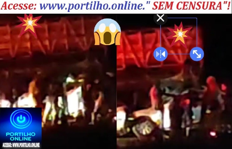 👉 ASSISTA AO VIDEO…. 🚑🚒😱💥📢🚔🚓👀⚰🕯🚑”Acidente grave!!! Motorista de um veículo colidiu na traseira de um caminhão e ficou preso embaixo.