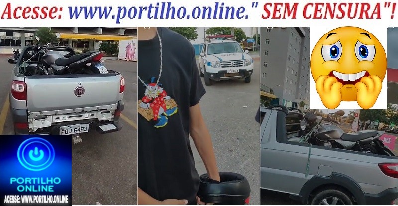 👉📢🚔🚨✍🚓👀🏍🚲🛵Polícia Militar Mantém Fiscalizações e Motocicleta é Guinchada para Dentro de Caçamba durante Blitz