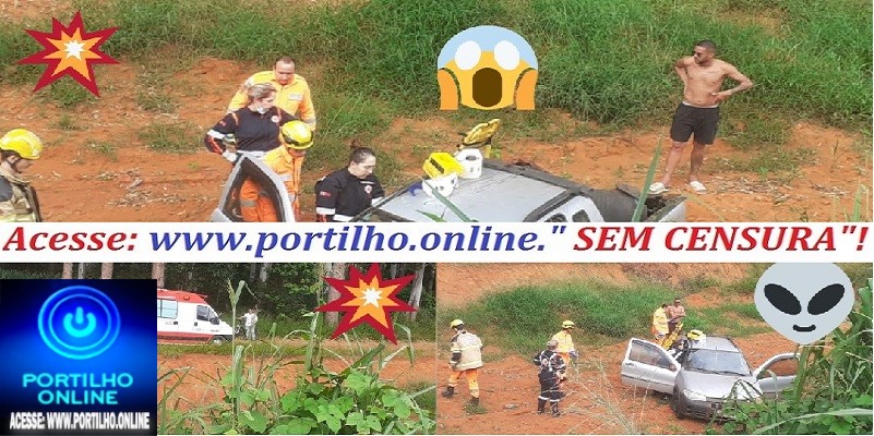 👉😱📢🚑👀🚐🚑🚓🚨🚔ACIDENTE!!! MOTORISTA PERDEU O CONTROLE DO VEÍCULO E CAIU NO BURACO AS MARGENS DA