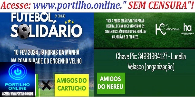 👉👍👏🙌🙏⚽⚽⚽É neste sábado dia, 10/02/2024 ás 9: horas da manhã. Local engenho velho.