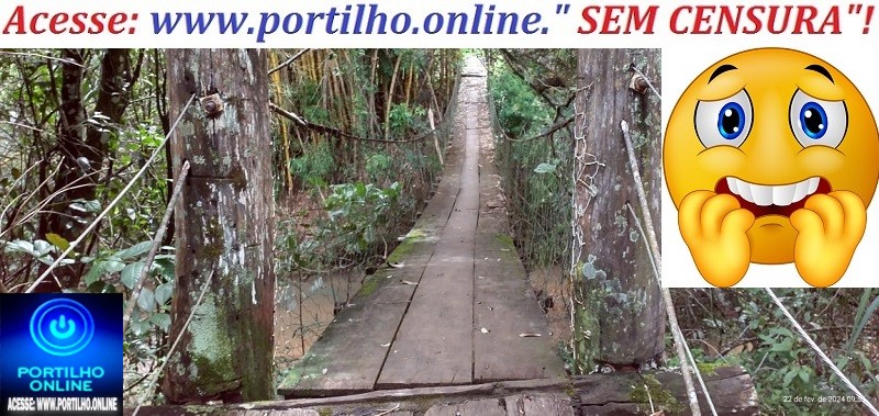  📢 A PINGUELA ESTA CAÍNDO!!!👉😱👀👎🚀🚨🚑🚒🚧🛠Portilho ajudar nós por favor a conseguir uma ponte ou outra pinguela nova essa tá prestes a cair