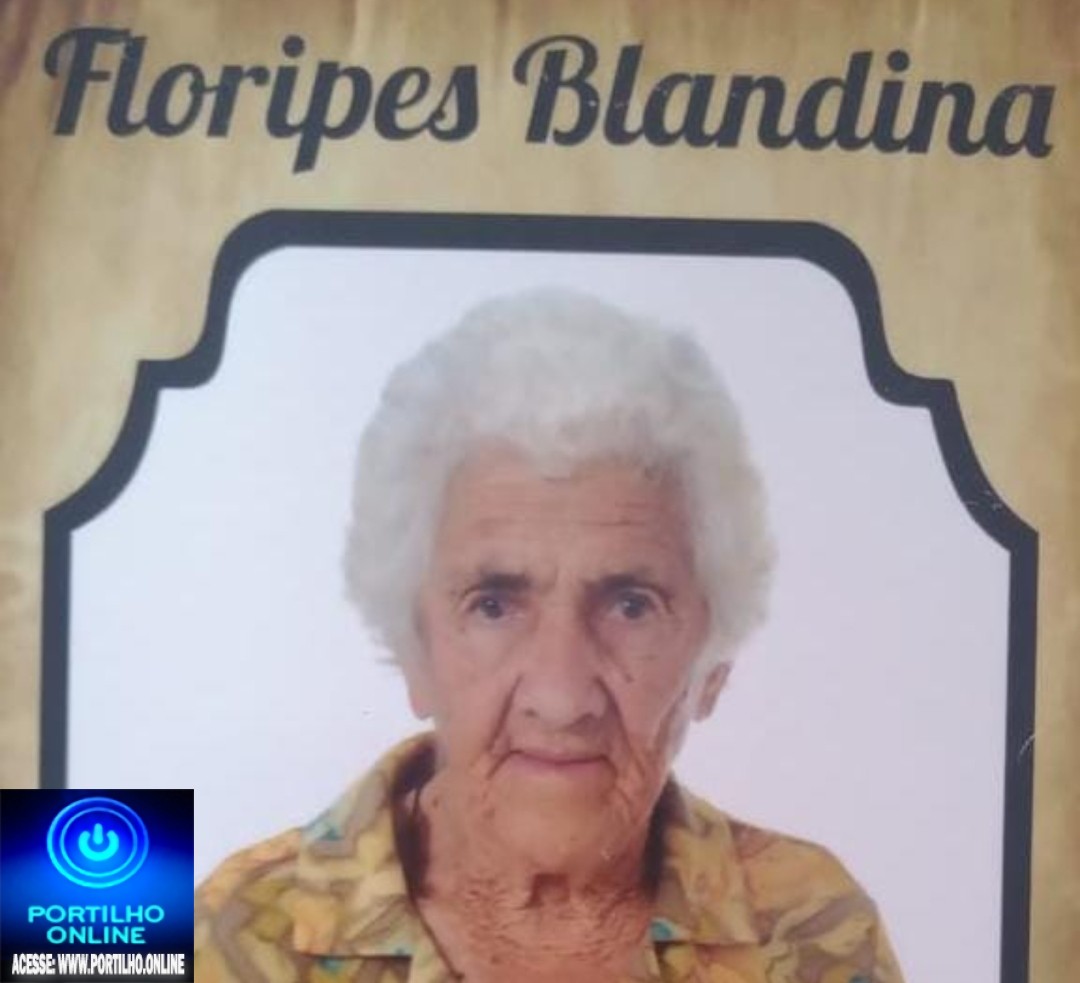 😪👉😱😭😪⚰🕯😪 NOTA DE FALECIMENTO … Faleceu em Patrocínio-MG A Sraº  Floripes Blandina de Oliveira (Tia Flor) com 94 anos… A FUNERÁRIA SÃO PEDRO E VELÓRIO PRÍNCIPE DA PAZ INFORMA