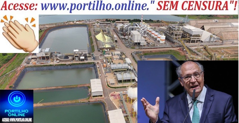 👉👏👍👊💰🤝💳🚀💸📢Alckmin vai inaugurar fábrica de 1 bilhão de dólares em SERRA DO SALITRE Minas Gerais