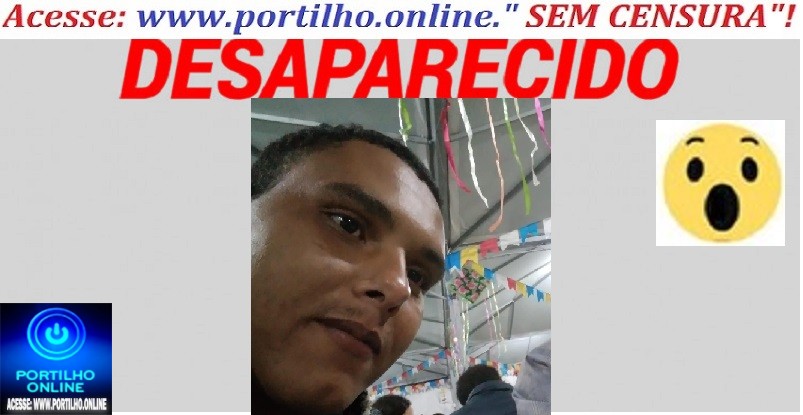 👉❓👀🧐🚔⚰🚨🕵🔎🚑😳🧐DESAPARECIDO!!! VINÍCIUS RODRIGUES FERREIRA, 24 ANOS.