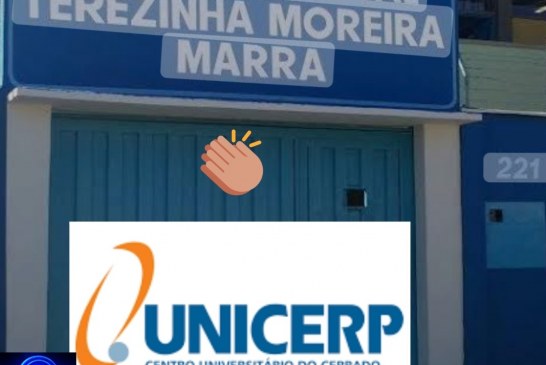 👉✍🤝📢👍👏📐📏✂📌Teresinha Moreira Marra Recebe 2ª Edição do Projeto Unicerp nas Escolas