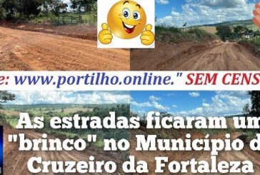 👉📢👏👍🤝🚜🚍🚕🚗🚛🚚As estradas ficaram um “brinco” no Munícipio de Cruzeiro da Fortaleza: