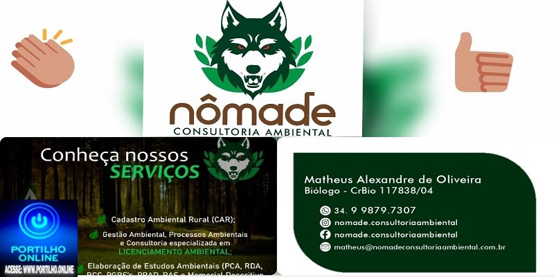 👉👏📢👍🤝✍🌳🌲🌴🌿🌱NÔMADE CONSULTORIA AMBIENTAL!!! Conheça nossos serviços