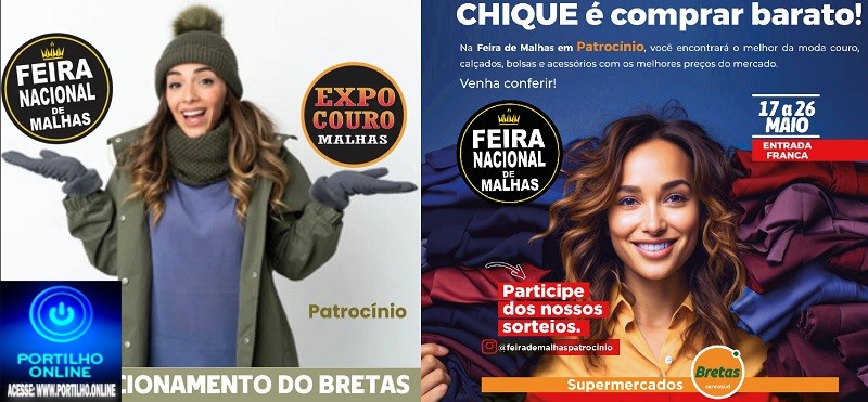 👉 É NESTA SEXTA FEIRA COMEÇA  A TÃO ESPERADA FEIRA NO BRETAS.👏✍🤝🧥👖👔👗👚👙👘💼👜👛👓🧢Vem aí Feira Nacional de Malhas 🗓17   a  26 de Maio –