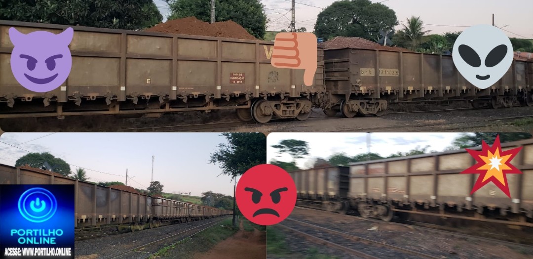 👉😠😡🛑🚦🚧🚏🚋🚃🚂👊📢👿”Portilho Todos os dias de manhã esse trem 🚆 da mineradora”