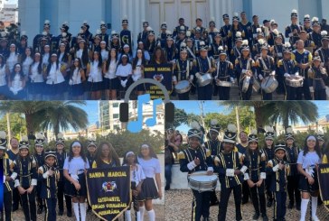 👉✍🤝👍👏🥁🎺🎷🎼🥁🥁 Fanfarra Municipal de Cruzeiro da Fortaleza Brilha em Comemoração aos 132 Anos de Patos de Minas