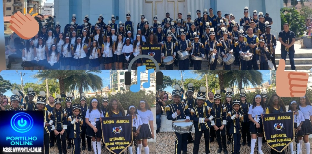 👉✍🤝👍👏🥁🎺🎷🎼🥁🥁 Fanfarra Municipal de Cruzeiro da Fortaleza Brilha em Comemoração aos 132 Anos de Patos de Minas