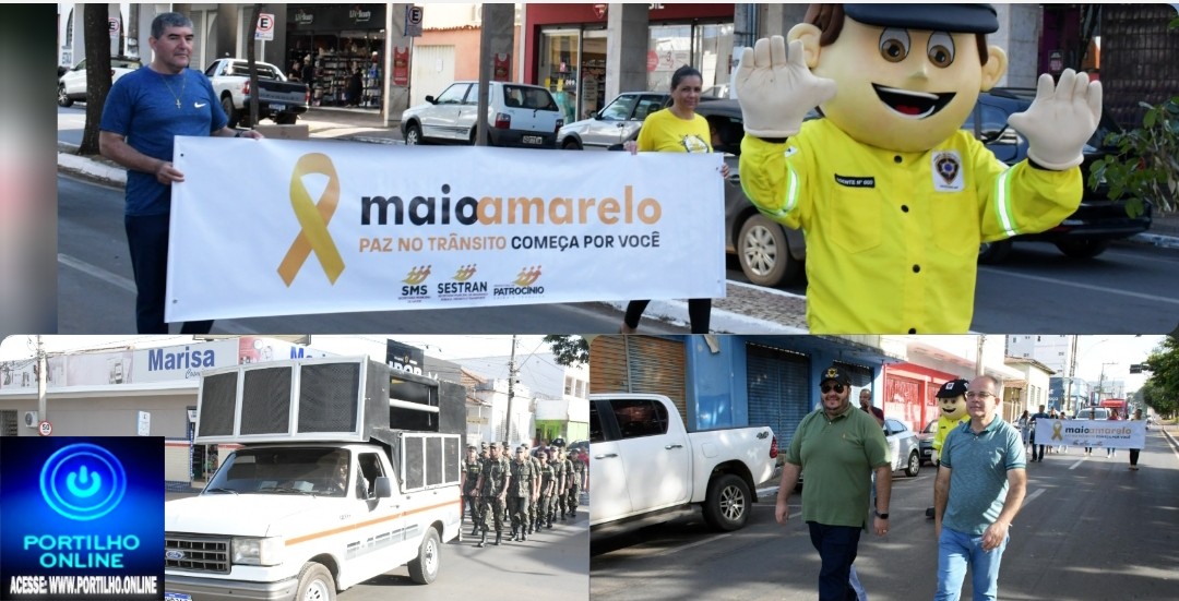 👉🚧🚀👉➰📢🏆👏💯👀🚦🛑🚨 Caminhada ” Maio Amarelo”!