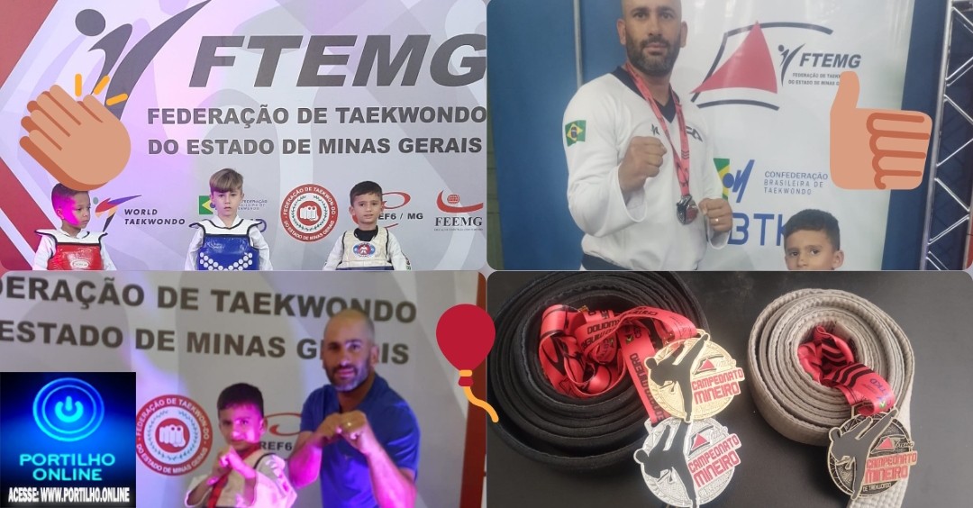 👉📢👍🙌👊🎖🏆🏅🥈ATLETAS PATROCINENSES QUE BRILHAM…Os atletas patrocinenses Leandro Luiz Silva, faixa preta 1° DAN e Eduardo Luiz Traldi Silva, faixa cinza, pai e filho