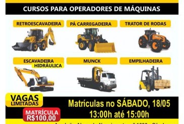 👉🚧✍🚜🚜🚜🚜MATRÍCULAS ABERTAS- CURSO OPERADOR DE MÁQUINAS PESADAS EM PATROCÍNIO COMEÇA SÁBADO- 18/05 🚜