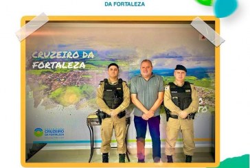 👉📢👍👏🙌🏆✍Cruzeiro da Fortaleza: Prefeito Agnaldo Ferreira da Silva Discute Medidas de Segurança com Tenente Coronel Sócrates e Tenente Fábio